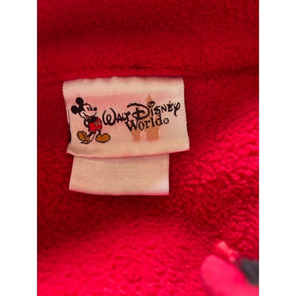 Walt Disney World‎  Mickey Mouse Fleece Pullover Mens XL 1/4 Zip